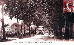 Tablat - Grande-Rue et Hotel de l'Oasis